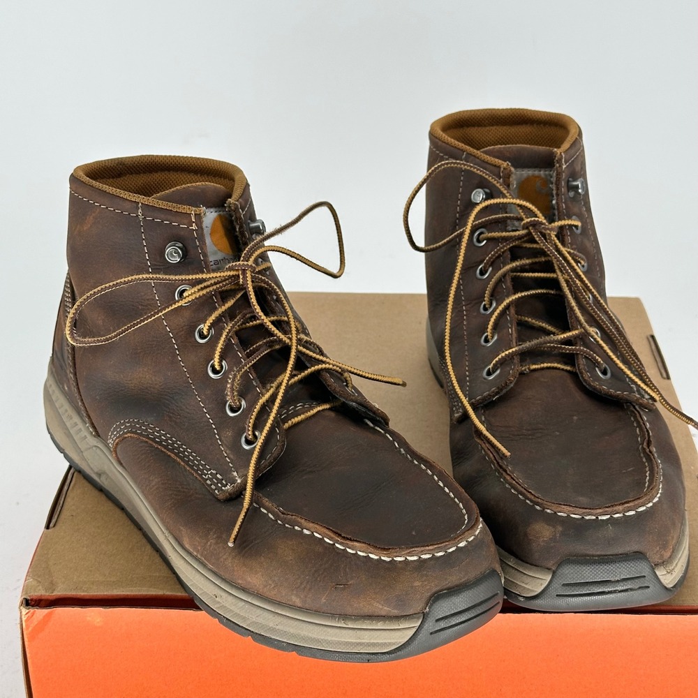 Carhartt Lightweight Wedge Chukka Lace Work Boots 4" Men's 10 M NO INSOLE